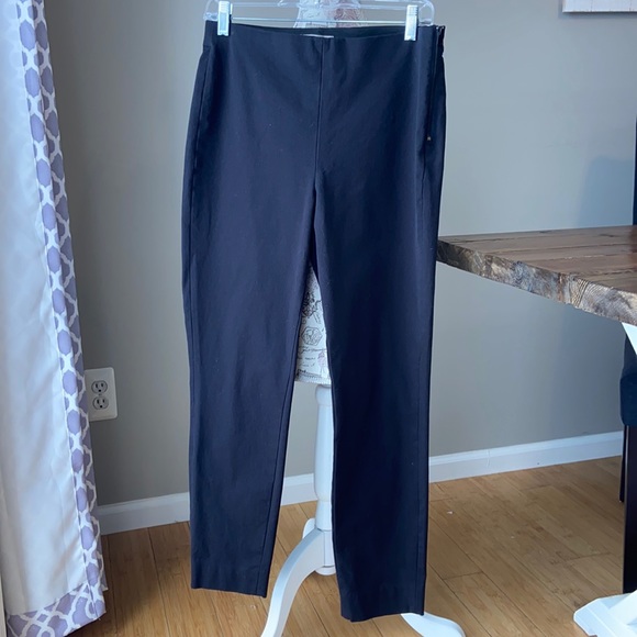 Everlane Black Side Zip High Waist Stretchy Pants - Picture 2 of 7